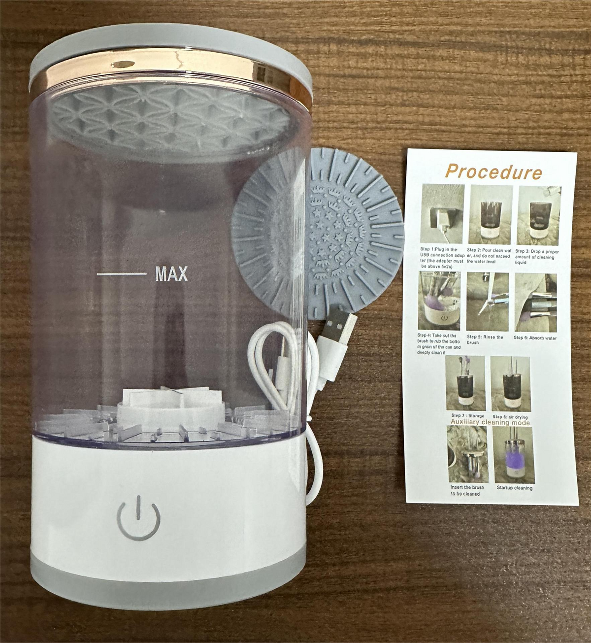Limpiador de brochas automático